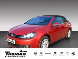 Sunset red metallic Gebraucht 2014 VW Golf Cabriolet Basis Cabrio | 11.580 € (Fairer Preis)