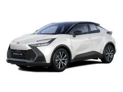 Weiß (schneeweiß / dach schwarz) Neu 2025 Toyota C-HR Team SUV | 40.900 € (Fairer Preis)
