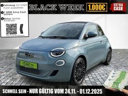 Eis blau (metalliclack.) Gebraucht 2022 Fiat 500e La Prima Cabrio | 24.290 € (Etwas zu teuer)
