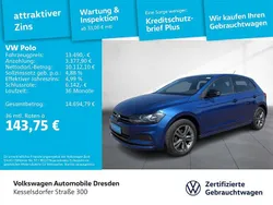 Blau Gebraucht 2021 VW Polo United Limousine | 13.490 € (Guter Preis)
