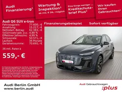 Plasmablau metallic Gebraucht 2025 Audi Q6 e-tron Performance SUV | 77.600 € (Fairer Preis)