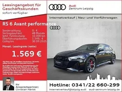 Schwarz Neu 2025 Audi RS6 Performance Kombi | 163.490 € (Teuer)