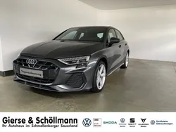 Grau Gebraucht 2024 Audi A3 Sportback S-Line Limousine | 35.450 € (Superpreis)