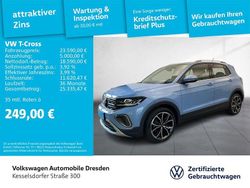 Clear blue metallic Gebraucht 2024 VW T-Cross Style SUV | 30.890 € (Teuer)