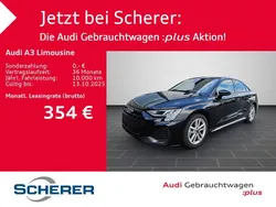 Mythosschwarz metallic Gebraucht 2025 Audi A3 S-Line Limousine | 34.990 € (Guter Preis)