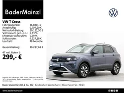 Grau Gebraucht 2025 VW T-Cross Goal SUV | 26.830 € (Fairer Preis)
