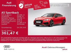 Rot Gebraucht 2024 Audi A5 Sportback Business Limousine | 49.490 € (Teuer)