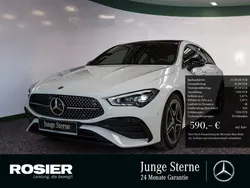 Weiss / polarweiß Gebraucht 2024 Mercedes CLA250 Shooting Brake AMG Kombi | 42.672 € (Fairer Preis)