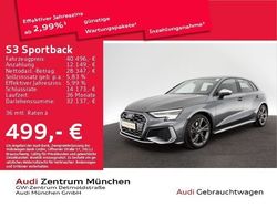 Daytonagrau perleffekt Gebraucht 2023 Audi S3 Ambiente Limousine | 43.182 € (Fairer Preis)
