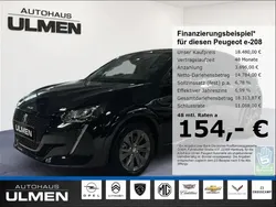Schwarz Gebraucht 2023 Peugeot e-208 Allure Kleinwagen | 18.480 € (Superpreis)