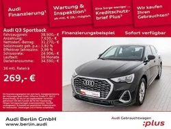 Mythosschwarz metallic Gebraucht 2024 Audi Q3 Sportback S-Line SUV | 38.250 € (Superpreis)