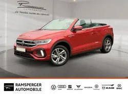 Kings red metallic/schwarz (metallic) Gebraucht 2024 VW T-Roc Cabriolet R-line Cabrio | 33.990 € (Fairer Preis)