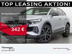 Florettsilber metallic Gebraucht 2024 Audi Q4 e-tron Advanced SUV | 43.690 €
