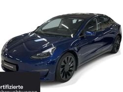 Blau Gebraucht 2021 Tesla Model 3 Performance Limousine | 26.800 € (Guter Preis)
