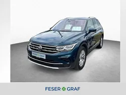 Nightshade blue metallic Gebraucht 2021 VW Tiguan Elegance SUV | 30.950 € (Guter Preis)