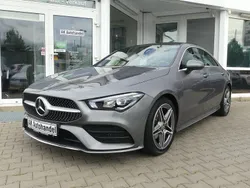 Mountaingrau met. Gebraucht 2019 Mercedes CLA180 AMG line Limousine | 23.990 € (Fairer Preis)