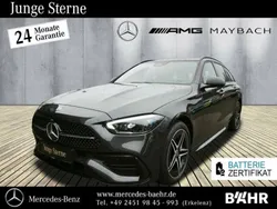 Lack graphitgrau (metallic) Gebraucht 2024 Mercedes C300e Kombi | 50.849 € (Fairer Preis)