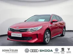 Rot Gebraucht 2018 Kia Optima Hybrid Spirit Limousine | 18.250 € (Fairer Preis)
