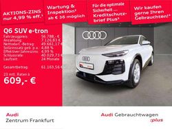 Gletscherweiß metallic/gletsch Gebraucht 2025 Audi Q6 e-tron Sport SUV | 56.788 € (Superpreis)