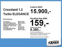Schwarz Gebraucht 2023 Opel Crossland X Elegance SUV | 15.900 € (Guter Preis)