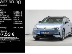 Blau Gebraucht 2024 VW ID.7 Pro Limousine | 51.850 €