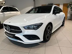 Weiß Gebraucht 2022 Mercedes CLA250 Shooting Brake AMG line Kombi | 39.900 € (Etwas zu teuer)
