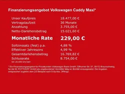 Weiss Gebraucht 2020 VW Caddy Maxi S Van / Kleinbus | 18.477 € (Guter Preis)