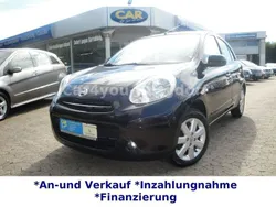 Schwarz Gebraucht 2011 Nissan Micra Acenta Kleinwagen | 4.400 €