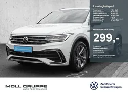Pure white Gebraucht 2023 VW Tiguan R-line SUV | 35.280 € (Superpreis)