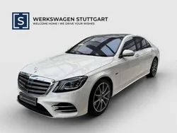 Diamantweiss lack Gebraucht 2021 Mercedes S560 AMG line Limousine | 91.300 €