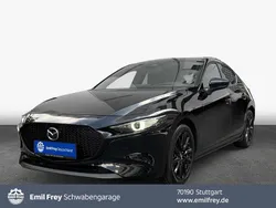 Jet black metallic Gebraucht 2025 Mazda 3 Exclusive-Line Limousine | 29.990 € (Fairer Preis)
