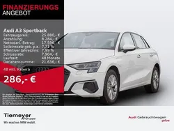 Ibisweiß Gebraucht 2022 Audi A3 Sportback e-tron Comfort Limousine | 25.880 € (Fairer Preis)