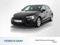 Mythosschwarz metallic Gebraucht 2022 Audi A3 Sportback e-tron Ambiente Limousine | 29.444 € (Etwas zu teuer)