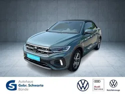 Blau Gebraucht 2024 VW T-Roc Cabriolet R-line Cabrio | 30.990 € (Fairer Preis)