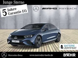 Lack sodalithblau Gebraucht 2024 Mercedes EQE300 AMG Limousine | 46.950 € (Superpreis)