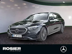 Schwarz / obsidianschwarz Gebraucht 2025 Mercedes E450 AMG line Kombi | 94.200 € (Fairer Preis)