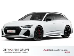Gletscherweiß metallic Gebraucht 2024 Audi RS6 Ambiente Kombi | 117.990 € (Superpreis)