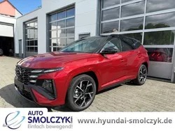 Ultimate red / abyss black / m Neu 2025 Hyundai Tucson N Line SUV | 43.190 € (Etwas zu teuer)