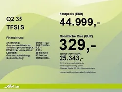 Tausilber metallic Gebraucht 2025 Audi Q2 S-Line SUV | 44.699 €