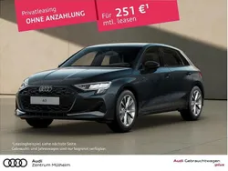 Grau Gebraucht 2024 Audi A3 Sportback Advanced Limousine | 31.220 € (Guter Preis)