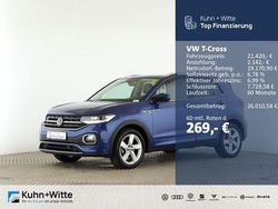 Reef blue metallic Gebraucht 2021 VW T-Cross IQ Drive SUV | 21.420 € (Guter Preis)