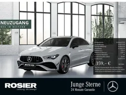 Weiss / digitalweiss (metallic) Gebraucht 2024 Mercedes CLA35 AMG AMG Coupé | 50.604 € (Fairer Preis)
