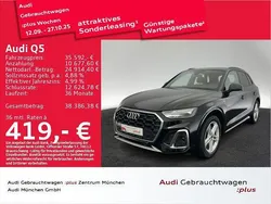 Mythosschwarz metallic Gebraucht 2021 Audi Q5 S-Line SUV | 35.592 € (Guter Preis)