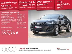 Mythosschwarz metallic Gebraucht 2024 Audi Q3 S-Line SUV | 38.992 € (Fairer Preis)
