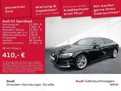 Brillantschwarz Gebraucht 2021 Audi A5 Sportback Ambiente Limousine | 32.450 € (Fairer Preis)