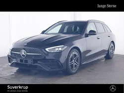 Schwarzlack obsidianschwarz (metallic) Gebraucht 2024 Mercedes C180 AMG Kombi | 41.180 € (Fairer Preis)