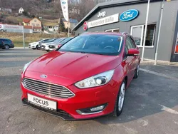 Rot Gebraucht 2015 Ford Focus Titanium Kombi | 12.990 € (Teuer)
