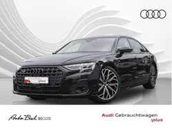 Schwarz (mythosschwarz metallic) Gebraucht 2023 Audi A8L S-Line Limousine | 79.870 € (Guter Preis)