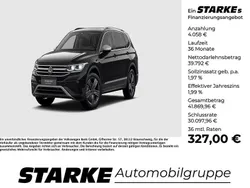 Schwarz Gebraucht 2024 VW Tiguan Allspace Elegance SUV | 43.850 € (Fairer Preis)
