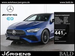 Blau spektralblau Gebraucht 2024 Mercedes CLA250 AMG Limousine | 46.840 € (Teuer)
